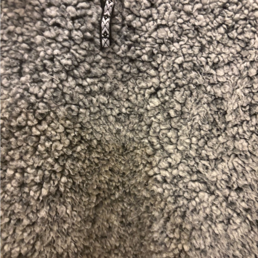 NWOT: Time and Tru Gray Sherpa style zipper Sweater - Picture 6 of 6